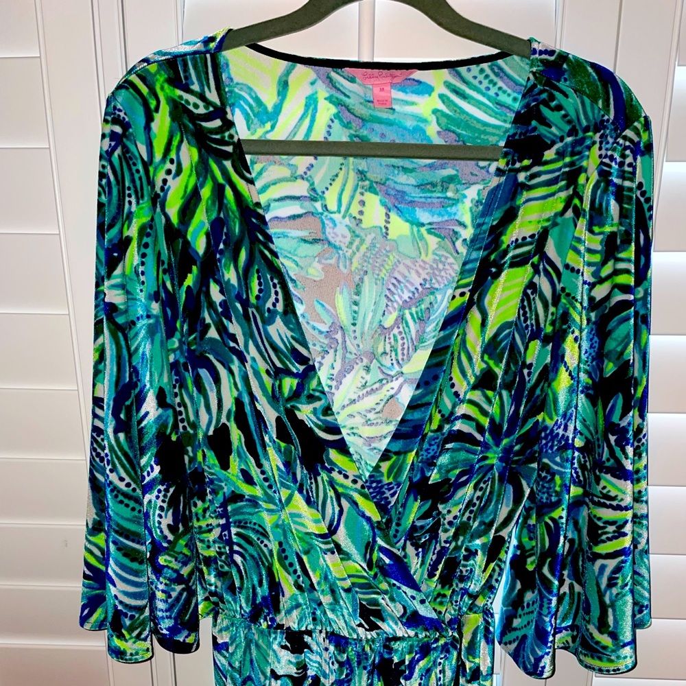 Velvet stretchy short Romper